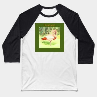 Flamingo Baseball T-Shirt